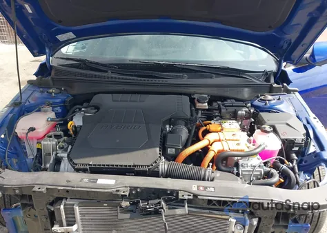 2024 Hyundai Elantra Hybrid Limited from USA, damaged, VIN KMHLN4DJ7RU097384